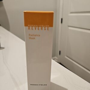 Rodan + Fields Reverse Radiance Mask - Vibrant Orange and Crisp White